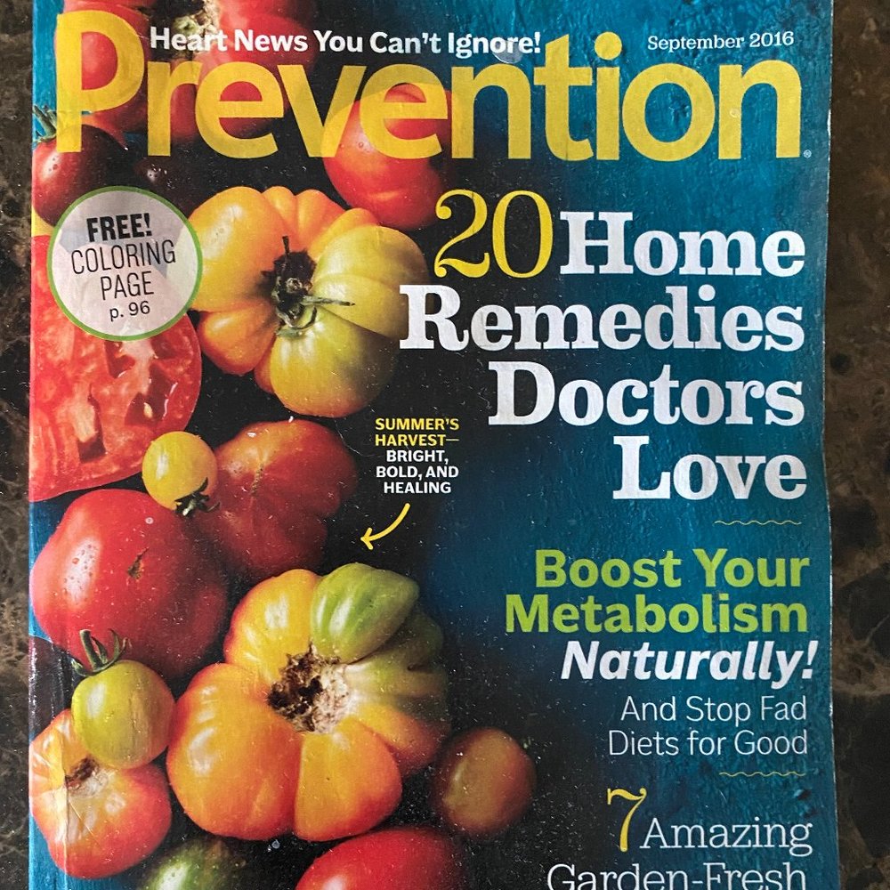 Prevention Magazine (September 2016 Issue)